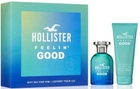 Набір для чоловіків Hollister Feelin' Good Парфумована вода 50 мл + Гель для душу 100 мл (85715261861) - зображення 1