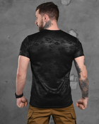 Тактическая потоотводящая мужская футболка L черный мультикам (87130) - изображение 4
