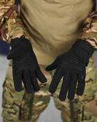Тактичні рукавички standart black 2XL - зображення 4