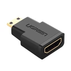 Переходник адаптер mini HDMI на HDMI UGREEN Mini HDMI Male to HDMI Female Adapter (4K 60Hz, HDMI2.0). Black