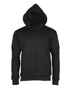 Реглан з капюшоном на блискавці Sturm Mil-Tec TACTICAL HOODIE Black XL (11472002) - изображение 1