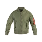 Куртка літня Sturm Mil-Tec US Summer MA1 Flight Jacket Olive S (10401501) - изображение 1