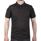 Футболка Поло тактична Sturm Mil-Tec TACTICAL QUICK DRY POLOSHIRT Black S (10961002) - изображение 1