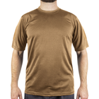 Футболка Sturm Mil-Tec Tactical T-Shirt QuickDry DARK COYOTE 3XL (11081019) - зображення 3