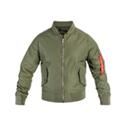 Куртка літня Sturm Mil-Tec US Summer MA1 Flight Jacket Olive M (10401501) - зображення 1