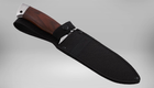 Нож Охотничий Военный с широким клинком и деревянной рукоятью. Сталь 440C. G2432W - изображение 9