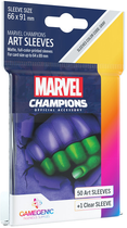 Koszulki na karty Gamegenic Marvel Champions Art Sleeves 66 x 91 mm She-Hulk 50 + 1 szt (4251715409602) - obraz 4