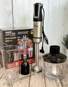 Блендер Zepline ZP-073 1500W 5в1 Погружной с Чашей-Измельчителем Черный
