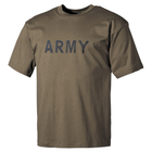 Футболка MFH «Army» хлопковая Олива, XL - изображение 1
