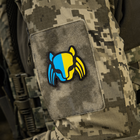 Нашивка Predator M-Tac Cat Black/Yellow/Blue - зображення 6
