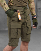 Тактичні штани/шорти combat олива ВТ1014 S - зображення 2