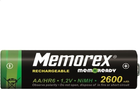 Akumulatory Memorex Rechargeable HR6 2600mAh R6/AA 4 szt (MEA1167) - obraz 2