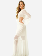 Sukienka długa letnia damska Piju Saif One Size Ecru (5904083570625) - obraz 4