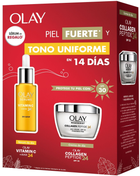 Набір для догляду за обличчям Olay Collagen Peptide 24 Денний крем SPF 30 50 мл + Сироватка 40 мл (8700216228855) - зображення 1