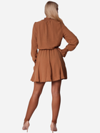 Sukienka krótka jesienna damska Ax Paris DA1645 L Camel (5063259013189) - obraz 4