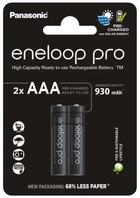 Аккумулятор Panasonic Eneloop Pro BK-4HCDE/2CP, AAA/(HR03), 930mAh, LSD Ni-MH, эко блистер 2шт