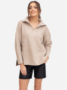 Sweter damski Ax Paris AXS0225 S-M Jasnobeżowy (5063259000219) - obraz 1