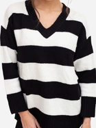 Пуловер жіночий Ax Paris AXS0212 M-L Чорний/Кремовий (5054756999472) - зображення 5