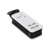 Мережевий зарядний пристрій Platinet 2 x USB A + 2 x USB C 20W White/Black (PLCUSBT4BW) - зображення 3