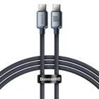 Кабель USB Type-C > USB Type-C Baseus Crystal Shine Series Fast Charging 100W 1.2m (CAJY000601) Black