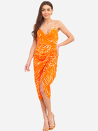 Sukienka na ramiączkach damska letnia Ax Paris DA1716 2XL Pomarańczowa (5063259043308) - obraz 3