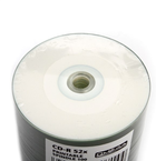 Dyski Omega CD-R 700MB 52X FF White Inkjet Printable Spindle Pack 100 szt (5907595407144) - obraz 1