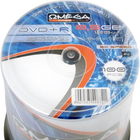 Dyski Omega DVD+R 8.5GB 8X Dual Layer FF White Inkjet Printable Cake 100 szt (OMDFDL8100P) - obraz 1