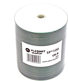 Dyski Platinet CD-R 700MB 52X FF White Inkjet Printable Glossy Spindle Pack 100 szt (PMPG100) - obraz 1