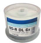 Диски Traxdata Ritek BD-R BLU-RAY 50GB 6X DL Printable Cake 50 шт (TRBDL50) - зображення 1