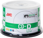 Диски JVC CD-R 700MB 52X Inkjet White Printable Cake 50 шт (JVC50CP) - зображення 2