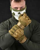 Тактические перчатки штурмовые военные полнопалые ол XXXL - изображение 2
