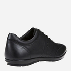 Sneakersy męskie skórzane Geox GEOU74A5B00043C9999 46 Czarne (8051516811439) - obraz 5