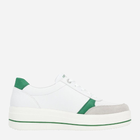 Sneakersy damskie skórzane Remonte REMD1C00-80 36 Biały/Zielony (4061811756933) - obraz 3