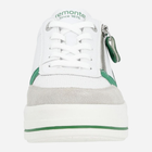 Sneakersy damskie skórzane Remonte REMD1C00-80 36 Biały/Zielony (4061811756933) - obraz 4