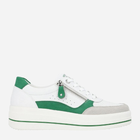 Sneakersy damskie skórzane Remonte REMD1C00-80 39 Biały/Zielony (4061811756964) - obraz 1