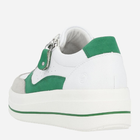 Sneakersy damskie skórzane Remonte REMD1C00-80 39 Biały/Zielony (4061811756964) - obraz 5