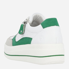 Sneakersy damskie skórzane Remonte REMD1C00-80 41 Biały/Zielony (4061811756988) - obraz 5
