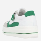 Sneakersy damskie skórzane Remonte REMD1C00-80 40 Biały/Zielony (4061811756971) - obraz 5