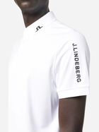 Koszulka polo męska J. Lindeberg JLGMJT06337-0000 2XL Biała (7310428329045) - obraz 3