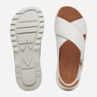 Sandały damskie skórzane Clarks CLA26171949 40 Białe (5051041970727) - obraz 6