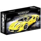 Детская машинка конструктор GTE T5005А 3608 детали 1:8 ABS-пластик желтая (21-7-T5005А)