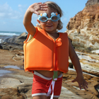 Kamizelka do pływania Sunnylife Sonny the Sea Creature neon orange 1-2 lata (9339296063149) - obraz 4