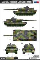 Model do składania Hobby Boss Ci niemiecki czołg Leopard 2 A6EX Poziom 4 Skala 1:35 (6939319224033) - obraz 4