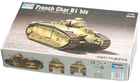 Model do składania Trumpeter francuski czołg Char B1 Heavy Poziom 3 Skala 1:72 (9580208072630) - obraz 7
