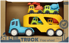 Laweta Mega Creative Truck Free Wheel z samochodami (5905523603576) - obraz 1