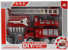 Wóz strażacki Mega Creative DIY Assembling Fire Enging z akcesoriami (5908275194040) - obraz 1