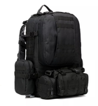 Тактичний рюкзак з підсумками Eagle B08 55 л Black - зображення 4