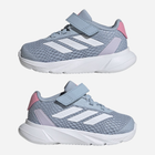 Buty sportowe dziecięce dla dziewczynki na rzepy Adidas Duramo Sl El I IF6107 26 Błękitne (4066766778559) - obraz 8