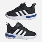 Buty sportowe chłopięce na rzepy adidas Racer Tr 23 El I ID0336 24 Czarne (4066762540877) - obraz 10