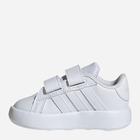 Tenisówki dziecięce dla dziewczynki na rzepy Adidas Grand Court 2.0 Cf ID5273 26.5 Białe (4066765033024) - obraz 3